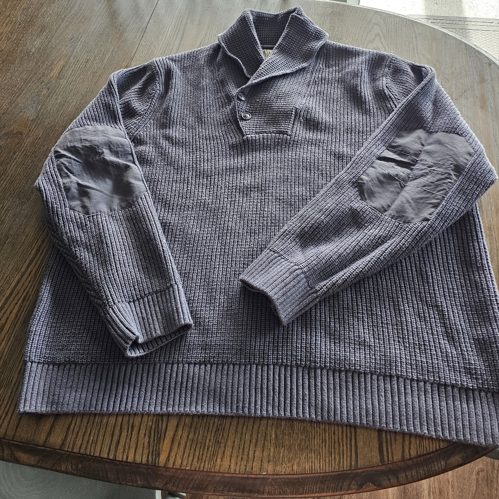 XXL Duluth Trading Co. Brigadier Collar sweater